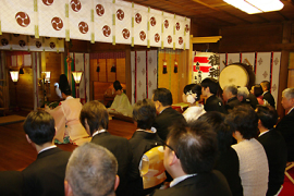 埼玉県　鴻神社　結婚式　食事会　２人だけ　家族