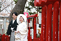埼玉県　鴻神社　結婚式　和装ねっと　和婚　挙式のみ　家族だけ　少人数　ウエディング　食事会