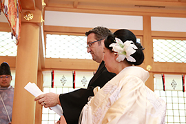宝登山神社　結婚式　埼玉　秩父　長瀞　和婚　挙式のみ　少人数　家族だけ　２人だけ　国際結婚　食事会