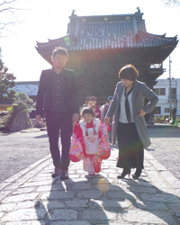 赤ちゃん　お宮参り　100日祝い　７５３　出張撮影　群馬　栃木　埼玉　ばんな寺　足利学校
