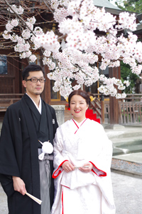 和装ねっと　栃木県　佐野市　加茂別雷神社　結婚式　食事会　和装写真